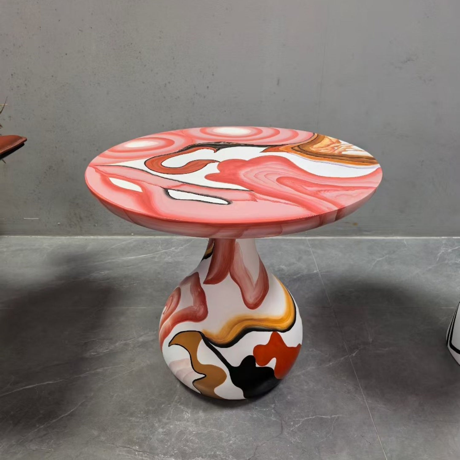 ABC HOME Coffee Table: Vibrant Abstract Accent Table for the Modern Living Room in Dubai showro