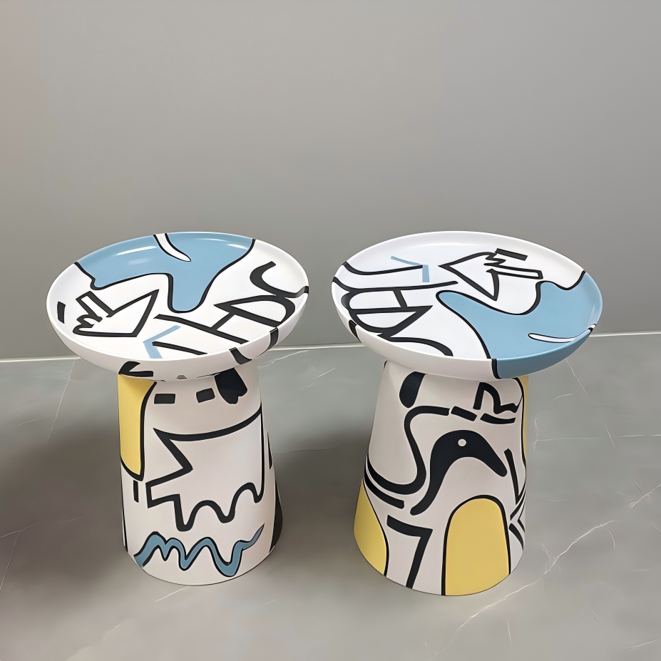 ABC HOME Cream White Natural Table Collection