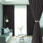 Load image into Gallery viewer, 2 Panels 60% Blackout Curtains for Living Room Thermal Insulated Bedroom Darkening Drapes for Basics Room Window
