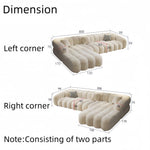 Load image into Gallery viewer, ABC Home Fleece Fabric Overstuffed Multifunction Sofa set for Livingroom Office
