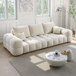 Load image into Gallery viewer, ABC Home Light Luxury Fabric Cloud Shaped Sofa set for Livingroom
