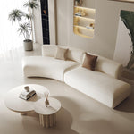 Load image into Gallery viewer, ABC Home Light Luxury Linen Cotton  Fabric Cloud Shaped Sofa set for Livingroom
