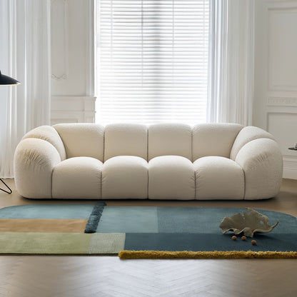 ABC HOME Wood White Cloud Sofa Collection