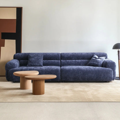 ABC HOME Sofa: Fleece Fabric Overstuffed Multifunction Cloud shaped Sofa Chair set for Livingro