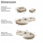 Load image into Gallery viewer, ABC Home Fleece Fabric Overstuffed Multifunction Sofa set for Livingroom Office

