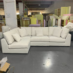 Load image into Gallery viewer, ABC Home Light Luxury Linen Fabric Tofu-block Shaped Sofa set for Livingroom
