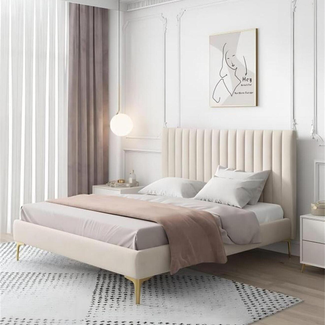 AAH Home Bed Frame Modern King Queen Size for bedroom Without Mattress AAH HOME