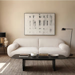 Load image into Gallery viewer, ABC Home Fleece Fabric Overstuffed Multifunction Cloud shaped Sofa Chair set for Livingroom Office
