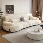 Load image into Gallery viewer, ABC Home Light Luxury Fabric Cloud Shaped Sofa set for Livingroom
