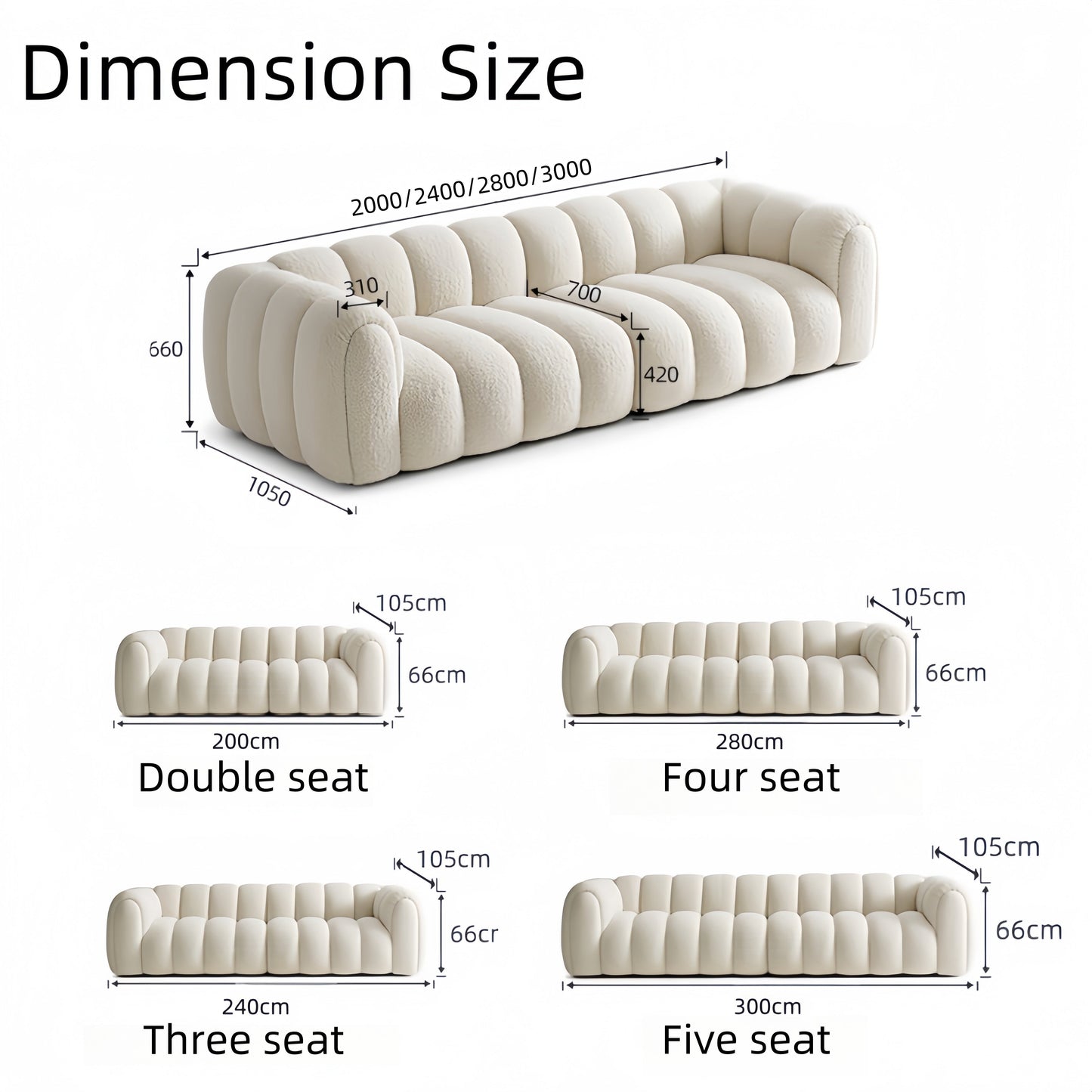 ABC Home Fleece Fabric Overstuffed Multifunction Pumpkin shaped Sofa Chair set for Livingroom Office