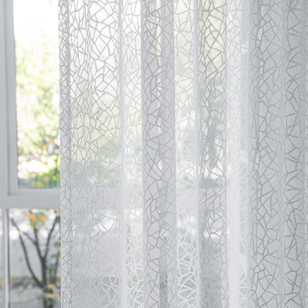 2 Panels Sheer Color Chiffon Tulle Light Window Textile Curtains Drapes for Bedroom Livingroom