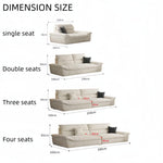 Load image into Gallery viewer, ABC Home Light Luxury Linen Cotton  Fabric Cloud Shaped Sofa set for Livingroom
