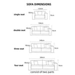 Load image into Gallery viewer, ABC Home Modern PU Leather Sofa Set for Living Room,Office
