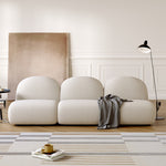Load image into Gallery viewer, ABC Home Light Luxury Fabric Cloud Shaped Sofa set for Livingroom

