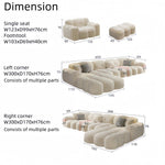 Load image into Gallery viewer, ABC Home Fleece Fabric Overstuffed Multifunction Sofa set for Livingroom Office
