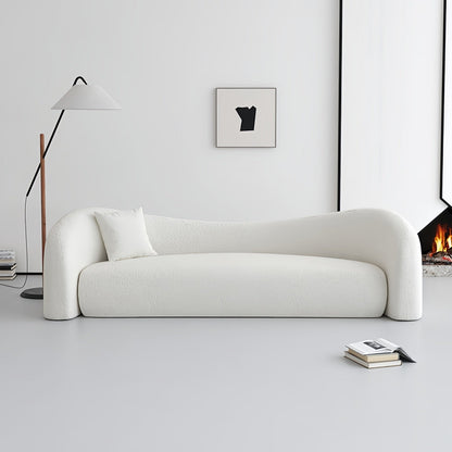 ABC HOME Sofa: Wood White Cloud