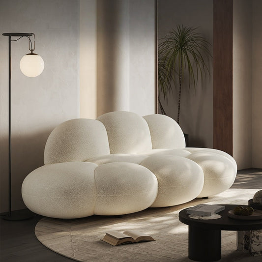 ABC HOME Sofa: Fleece Fabric Overstuffed Multifunction Sofa for Livingroom Office in Dubai show