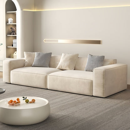 ABC HOME Sofa: Wood Beige Sectional