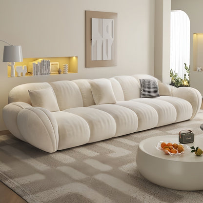 ABC HOME Wood Beige Sectional Sofa | Contemporary Style