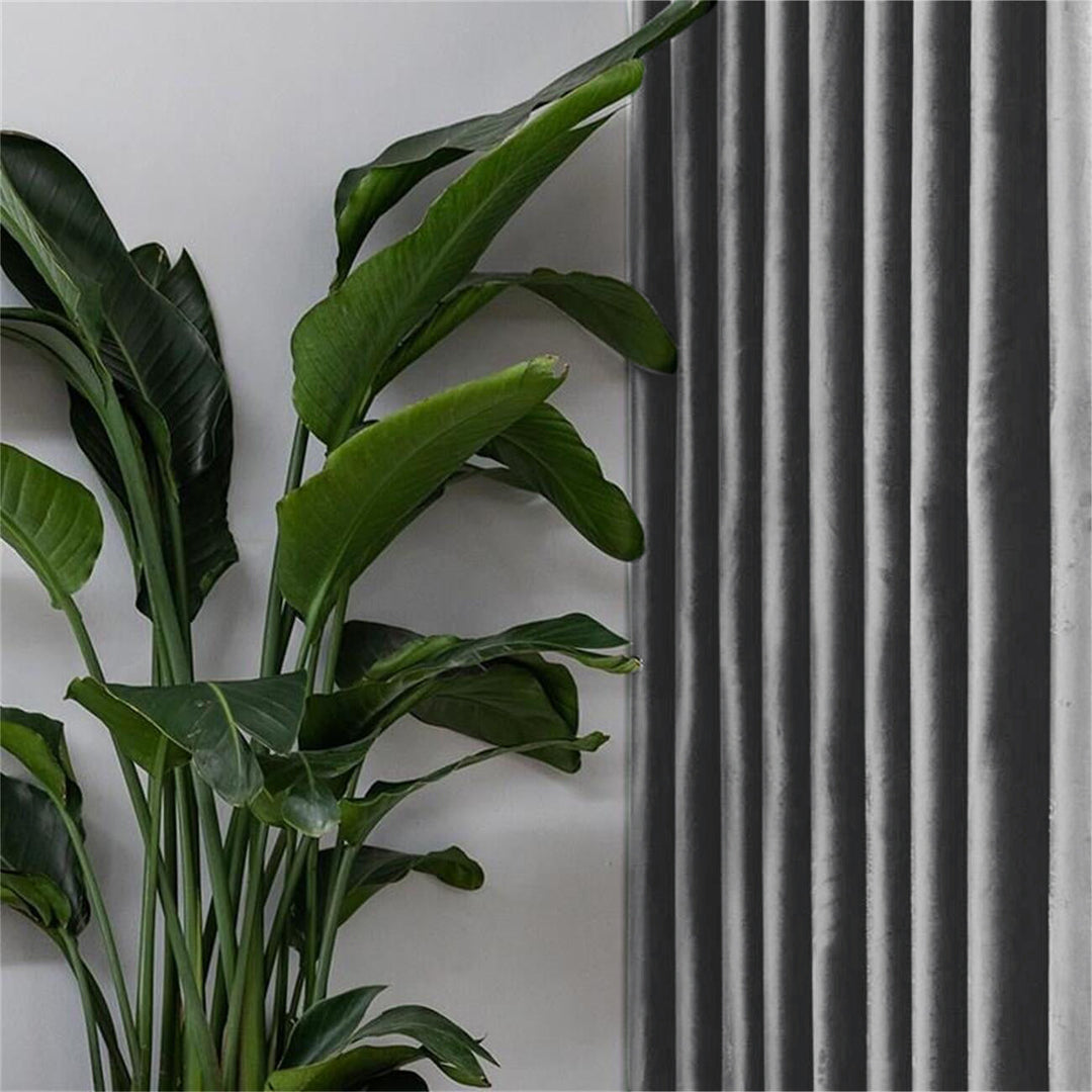 2 Panels 60% Blackout Curtains for Living Room Thermal Insulated Bedroom Darkening Drapes for Basics Room Window