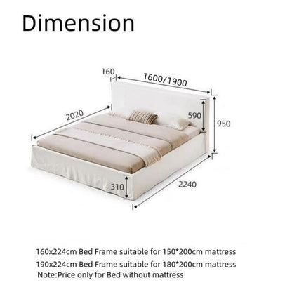 AAH Home Bed Frame Modern King Queen Size for bedroom Without Mattress AAH HOME