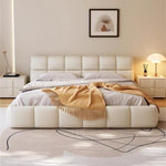 Load image into Gallery viewer, ABC Home Light Luxury Modern  Leather Wrap Bed Frame for Bedroom Without Mattress
