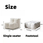 Load image into Gallery viewer, ABC Home Fleece Fabric Overstuffed Multifunction Sofa Chair set for Livingroom Office
