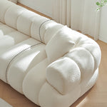 Load image into Gallery viewer, ABC Home Fleece Fabric Overstuffed Multifunction Cloud shaped Sofa Chair set for Livingroom Office
