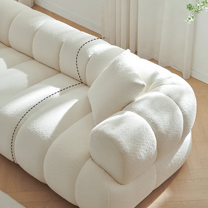 ABC Home Fleece Fabric Overstuffed Multifunction Cloud shaped Sofa Chair set for Livingroom Office