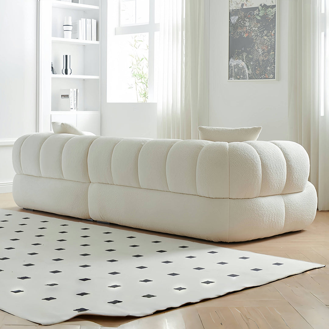 ABC Home Fleece Fabric Overstuffed Multifunction Cloud shaped Sofa Chair set for Livingroom Office