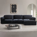 Load image into Gallery viewer, ABC Home Fleece Fabric Overstuffed Multifunction Cloud shaped Sofa Chair set for Livingroom Office
