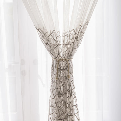 2 Panels Sheer Color Chiffon Tulle Light Window Textile Curtains Drapes for Bedroom Livingroom