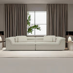 Load image into Gallery viewer, ABC Home Fleece Fabric Overstuffed Multifunction Cloud shaped Sofa Chair set for Livingroom Office
