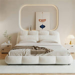 Load image into Gallery viewer, ABC Home Bed Frame Modern Velvet King Queen Size for bedroom Without Mattress
