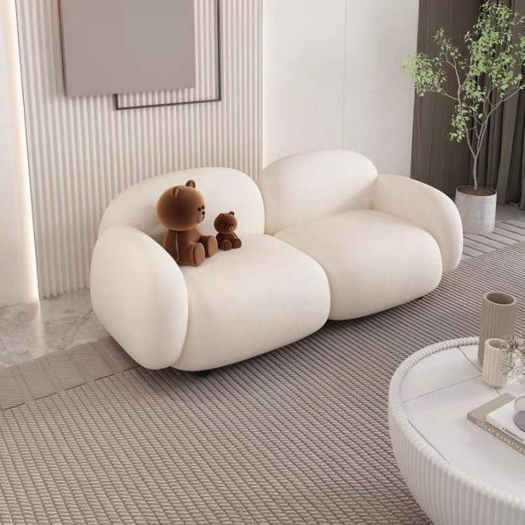 ABC Home Fleece Fabric Overstuffed Multifunction Sofa Chair set for Livingroom Office