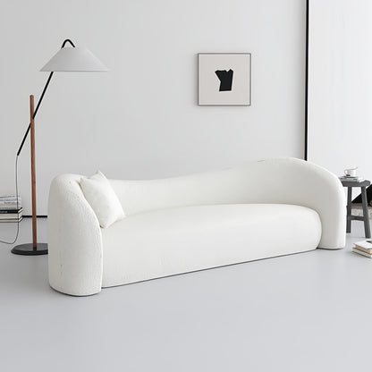 ABC HOME Sofa: Wood White Cloud