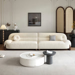 Load image into Gallery viewer, ABC Home Light Luxury Fabric Cloud Shaped Sofa set for Livingroom
