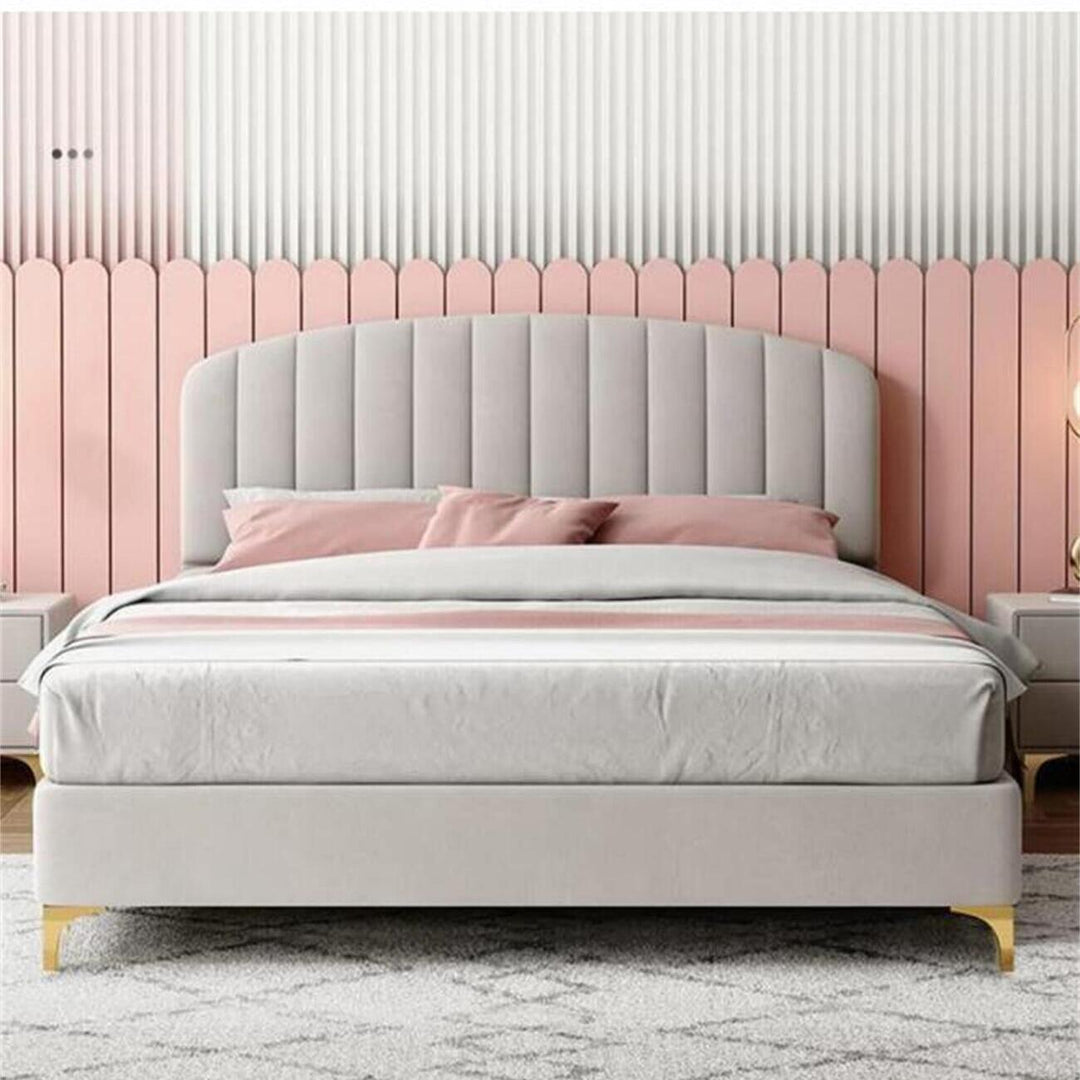 AAH Home Bed Frame Modern King Queen Size for bedroom Without Mattress AAH HOME