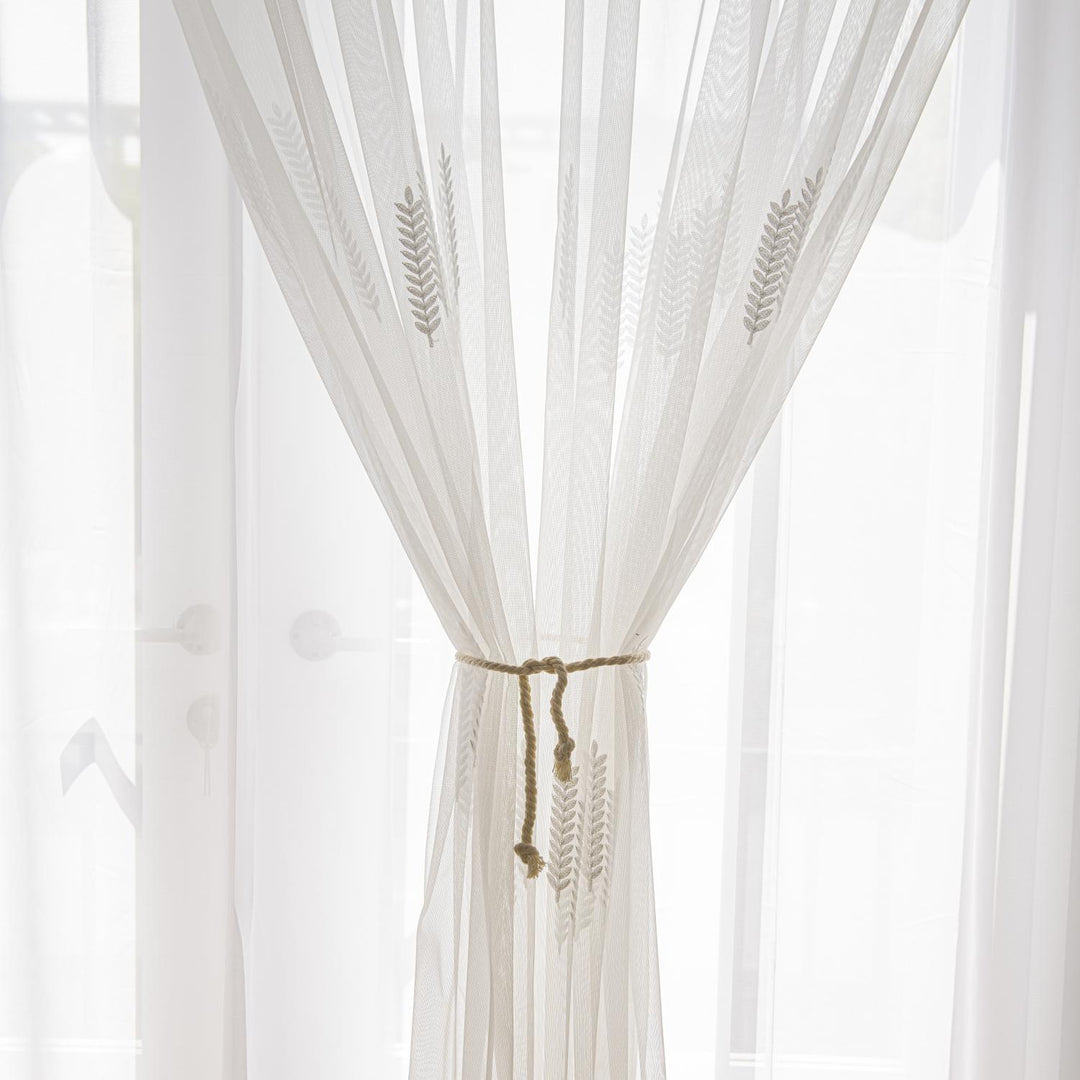 2 Panels Sheer Color Chiffon Tulle Light Window Textile Curtains Drapes for Bedroom Livingroom