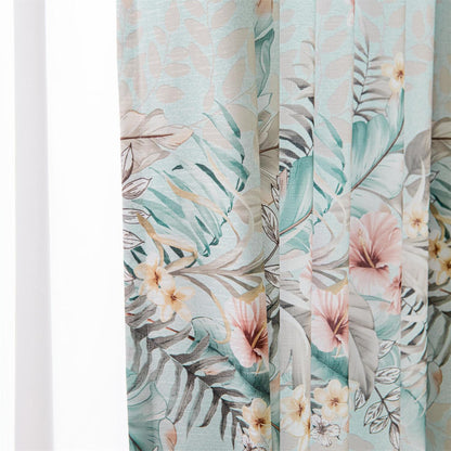 2 Panels 60% Blackout Colorful Flowers Floral Curtains for Living Room Thermal Insulated Bedroom Darkening Drapes for Basics Room Window