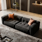 Load image into Gallery viewer, ABC Home Fleece Fabric Overstuffed Multifunction Toast shaped Sofa Chair set for Livingroom Office
