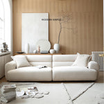Load image into Gallery viewer, ABC Home Light Luxury Fabric Cloud Shaped Sofa set for Livingroom
