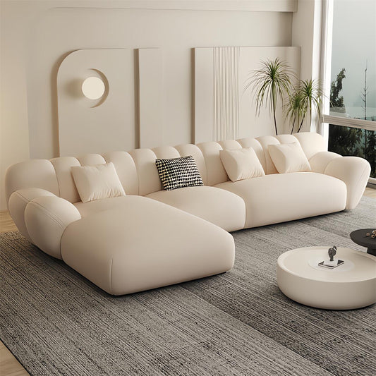 ABC HOME Sofa: Fleece Fabric Overstuffed Multifunction Sofa set for Livingroom Office in Dubai