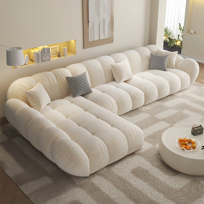 ABC HOME Sofa: Fleece Fabric Overstuffed Multifunction Sofa set for Livingroom Office in Dubai