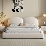 Load image into Gallery viewer, ABC Home Bed Frame Modern Velvet King Queen Size for bedroom Without Mattress
