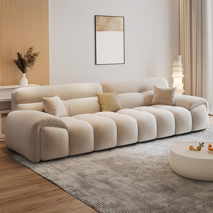 ABC Home Light Luxury Fabric Cloud Shaped Sofa set for Livingroom