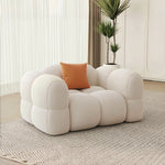 Load image into Gallery viewer, ABC Home Light Luxury Fabric Cloud Shaped Sofa set for Livingroom
