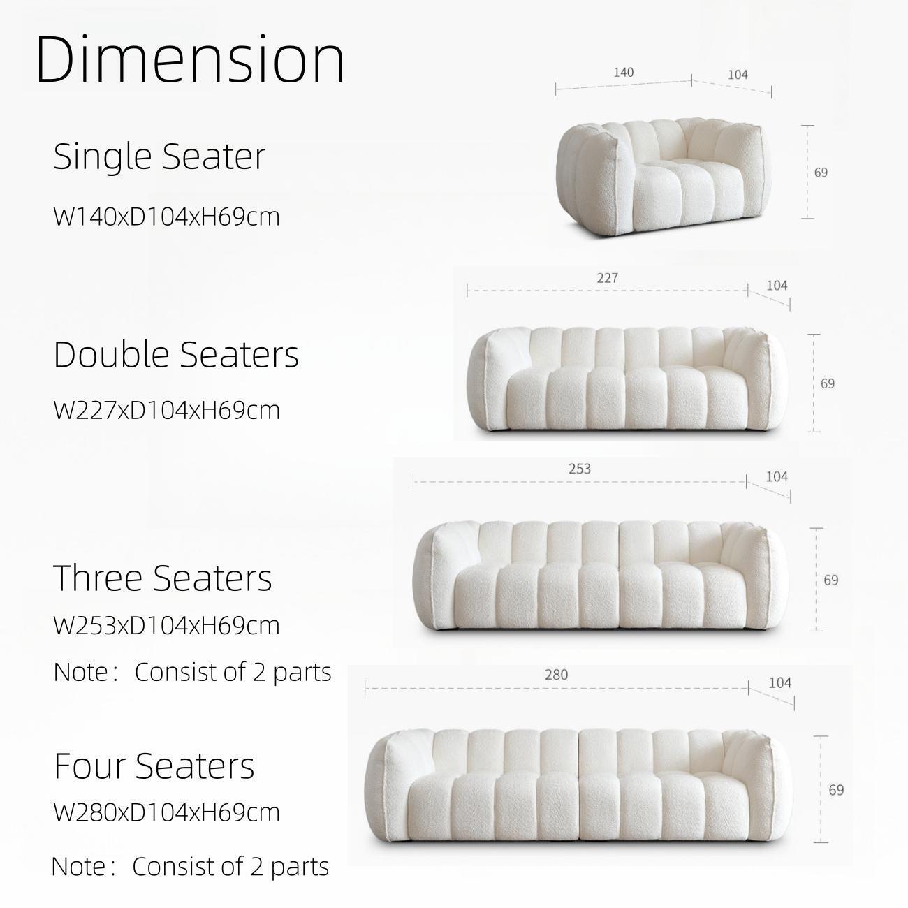 ABC Home Fleece Fabric Overstuffed Multifunction Pumpkin shaped Sofa Chair set for Livingroom Office