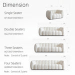 Load image into Gallery viewer, ABC Home Fleece Fabric Overstuffed Multifunction Pumpkin shaped Sofa Chair set for Livingroom Office

