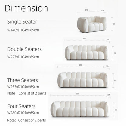 ABC Home Fleece Fabric Overstuffed Multifunction Pumpkin shaped Sofa Chair set for Livingroom Office